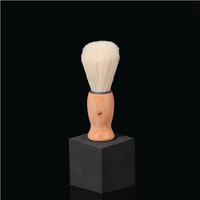 Помазок для бритья, деревянный, коричневый