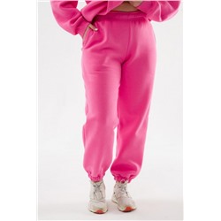 Брюки 89603 с начесом теплые костюмные (Розовый)