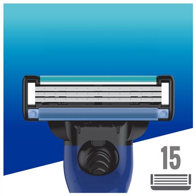 Кассеты для бритвы Dʤɪˈlett МАК-3 Sport/Start (15 шт.)