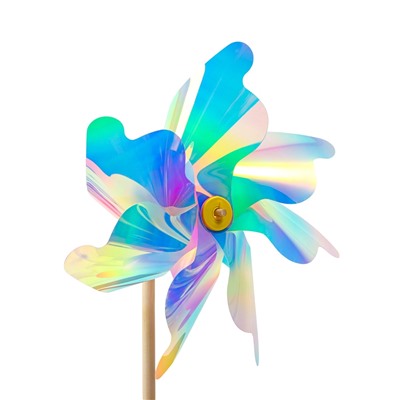 Ветерок - штекер «Космическая ромашка» 14×26 см, длина 75 см