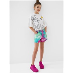 Шорты текстильные джинсовые для девочек