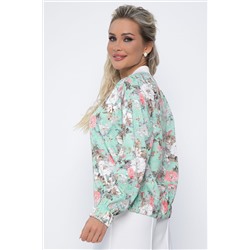 Бомбер Эшли (мятная роза) Б13548-41М