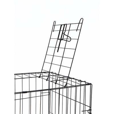 Клетка для собак 61×42×50 см, чёрная