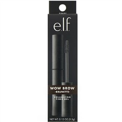 E.L.F., Wow Brow Gel, гель для бровей, для брюнеток, 3,5 г (0,12 унции)