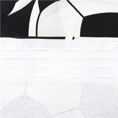 Штора портьерная «Этель. Футбольный мяч», 145×260 см, рогожка