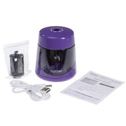 Точилка электрическая с контейнером MULTI с запасным лезвием + USB зарядка (087645) Хатбер