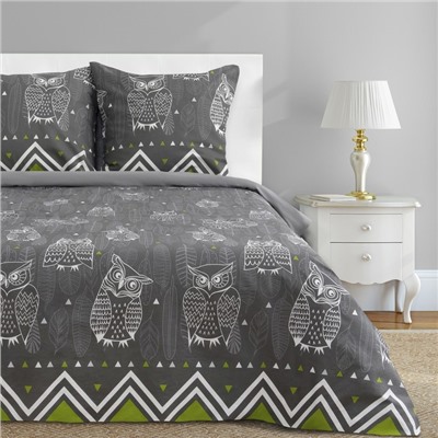 Постельное бельё 1.5-спальное «Этель. Ушастые совы (вид 1)», бязь