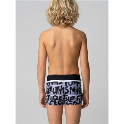 Плавки-шорты трикотажные для мальчиков, средней длины