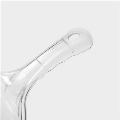 Ковш с мерной шкалой Доляна, 1 л, 29.5×18×10.5 см, прозрачный