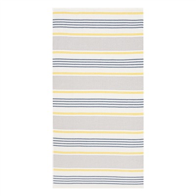 Полотенце банное вафельное «Этель» Waffle, 70×140 см, 100% хлопок, 280 г/м², жёлто-синее