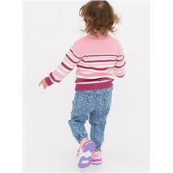 Брюки детские текстильные джинсовые для девочек