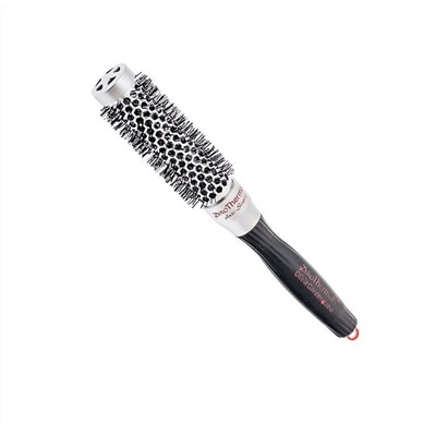 Olivia Garden Термобрашинг для укладки волос / Essential Blowout Classic Nylon Bristles Silver, 25 мм, серебристо-черный