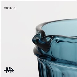Кувшин для воды Magistro «Ла-Манш», 1.1 л, 14×19.5 см, стекло, синий