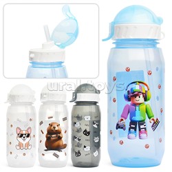 Бутылка для воды и др напитков 400 мл, ТЗ WOWBOTTLES, в ассортименте