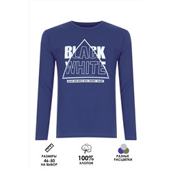 Футболка с длинным рукавом Black White ФН170