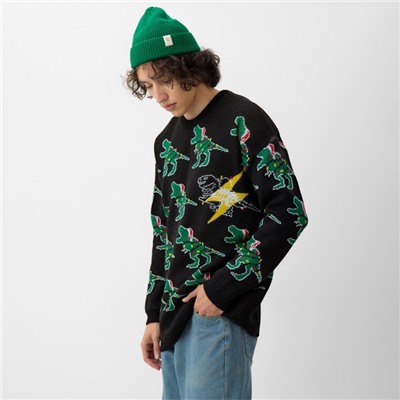 Джемпер вязаный новогодний мужской KAFTAN Rex, размер 52