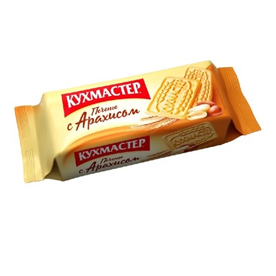Печенье "С арахисом" сахарное 170 г, Печенье «С арахисом»