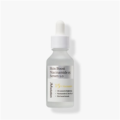 JMsolution Отбеливающая сыворотка с ниацинамидом Skin Boost Niacinamide 15 1.0
