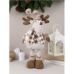 Новогоднее украшение Олень на телескопических ножках 47/59 см / NA107 /уп 60/