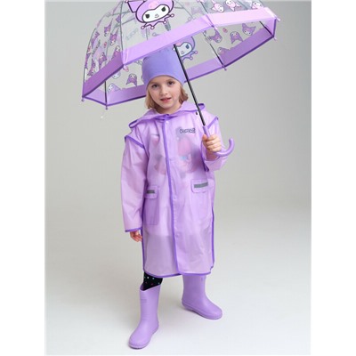 Плащ из полимерного материала для девочек (дождевик)