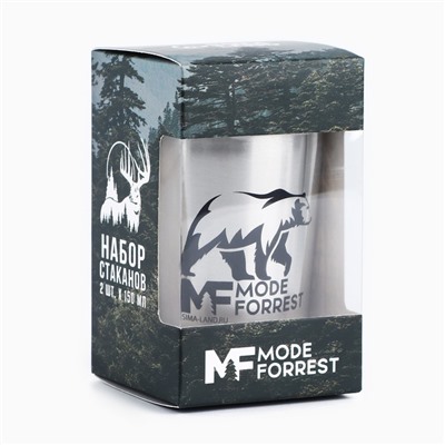 Стаканы MODE FORREST: набор 2 шт. х 150 мл