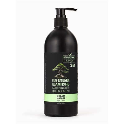 УЦЕНКА Подарочный набор мужской DREAM NATURE SPA CARE «Японские мотивы»: шампунь 3 в 1 и гель для 10