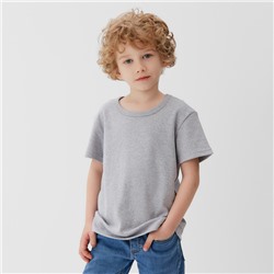 Футболка детская KAFTAN: Basic line, размер 30 (98-104 см), серая