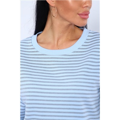 Свитшот 375709 в полоску повседневный трикотажный НАТАЛИ, 1065366