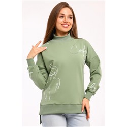Толстовка женская 88526 (Фисташка)