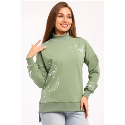 Толстовка женская 88526 (Фисташка)