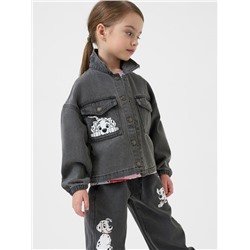 Куртка текстильная джинсовая для девочек