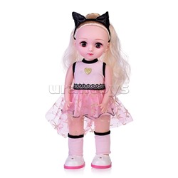 Кукла "Марина" (37 см) на вечеринке (ходит, танцует, разговаривает, поёт, рассказывает сказки, воспроизводит мелодии, повторяет слова, туфельки светятся) (в коробке)