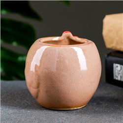 Декоративный горшок для цветов «Совёнок Бом», 180 мл, 7×6×6.5 см, керамический