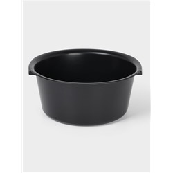 Таз круглый хозяйственный «Эконом», 12 л, d=38 см, h=16 см, пластик, МИКС