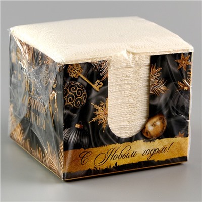 Салфетки бумажные в коробке «Все мечты сбудутся», интерьерные, 75 листов