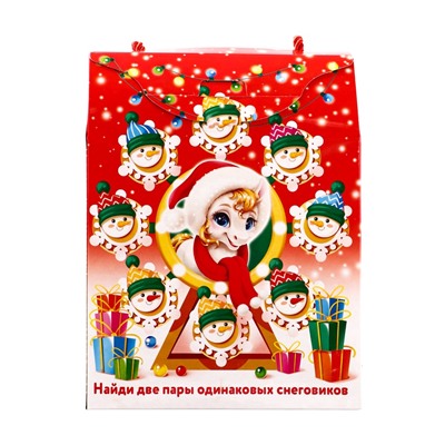 Сладкий новогодний подарок «Снежок», детский, 700 г