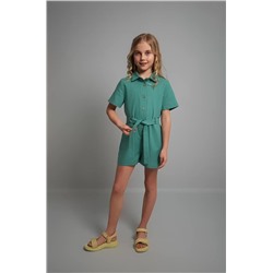 Льняной комбинезон для девочки Happyfox