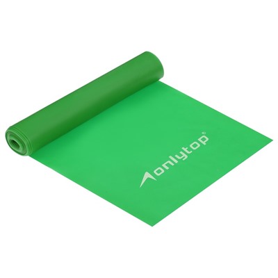 Эспандер ленточный для фитнеса ONLYTOP, 150х15х0,05 см, 20 кг, цвета МИКС