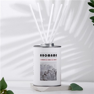 Набор диффузор ароматический Aromame, гардения жасминовидная, 500 мл, круглая банка