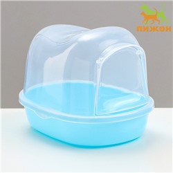 Туалет для грызунов фигурный «Пижон», 13×10×10 см, синий