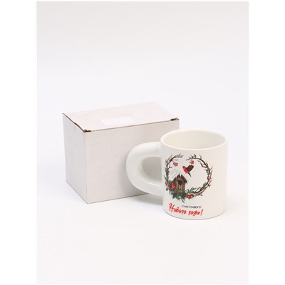 Кружка новогодняя керамическая «Счастливого Нового года!», 300 мл
