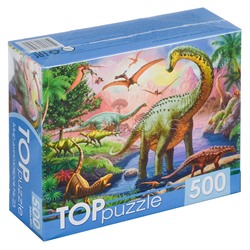 Пазлы 500 TOPpuzzle "Мир динозавров №23"