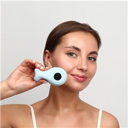 Щётка для умывания «Кит», силиконовая и поролоновая, 9.8 см, МИКС