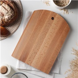Доска деревянная разделочная Премиум «Полубочка», 35×24.5×1.8 см, бук