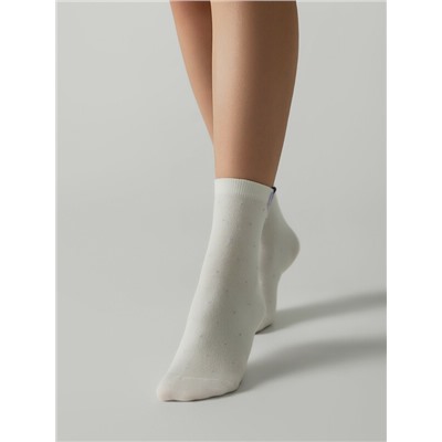 Классические CONTE CLASSIC Удлинённые носки женские из хлопка с пикотом «Крокус»