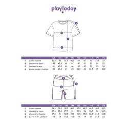 Комплект трикотажный для мальчиков: фуфайка (футболка), шорты