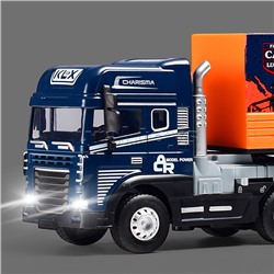 Машина "Фура 2" 1:24 (свет,звук) в коробке