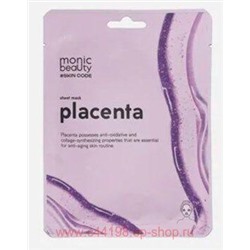 Корея Monic Beauty Маска тканевая для лица Плацента 25г