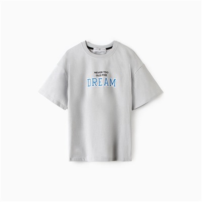 Футболка женская MIST Dream, серая, размер 46-48 (L)