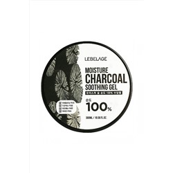 Lebelage Увлажняющий гель с углем / Moisture Charcoal 100% Soothing Gel, 300 мл KRISTALLER, 1115169